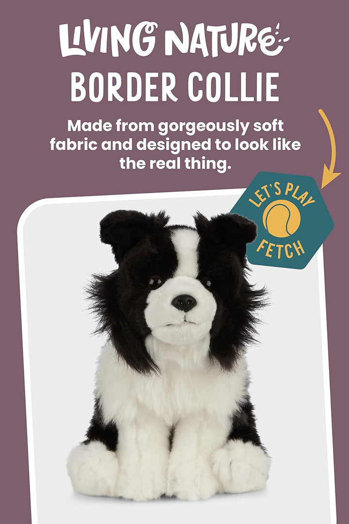 Living Nature Soft Toy - Stofftier Border Collie (20cm)
