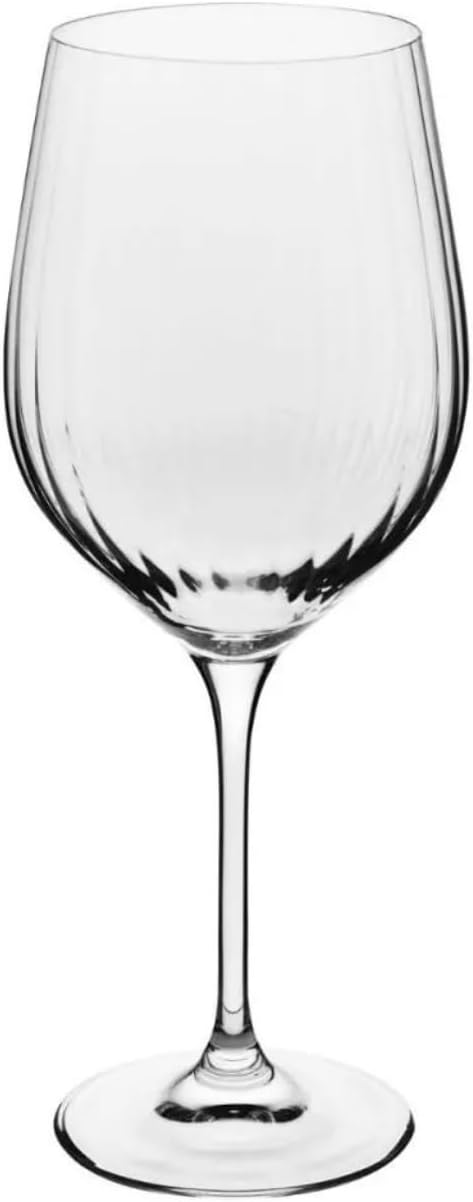 Krosno Rotweingläser | 4er Set | 450 ML | Harmony Lumi Collection | Trinkgläser Hochzeitsgeschenk |