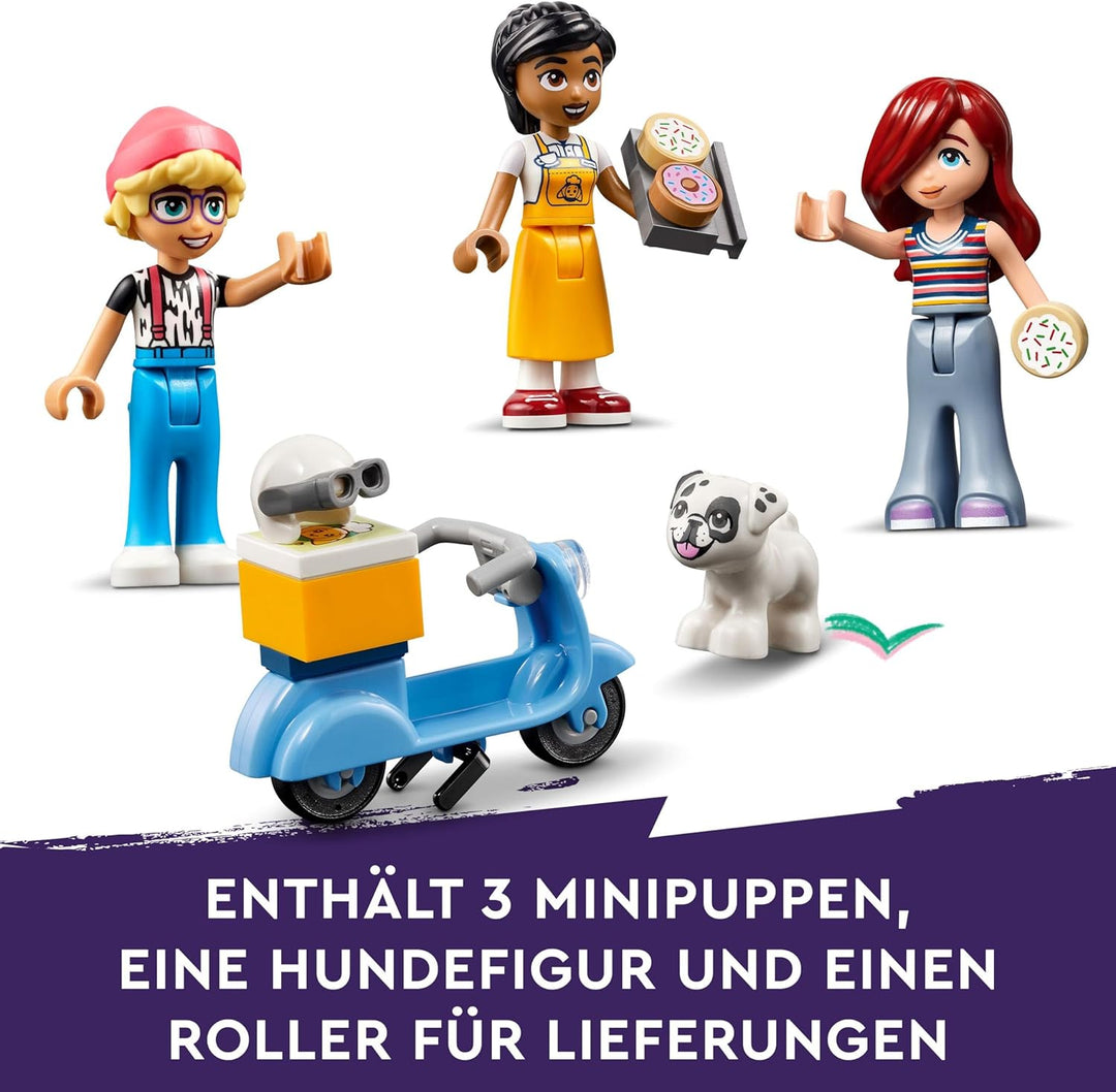 LEGO Friends Heartlake City Café, Kinderspielzeug, Spielzeug-Bäckerei, Geschenkidee für Mädchen und