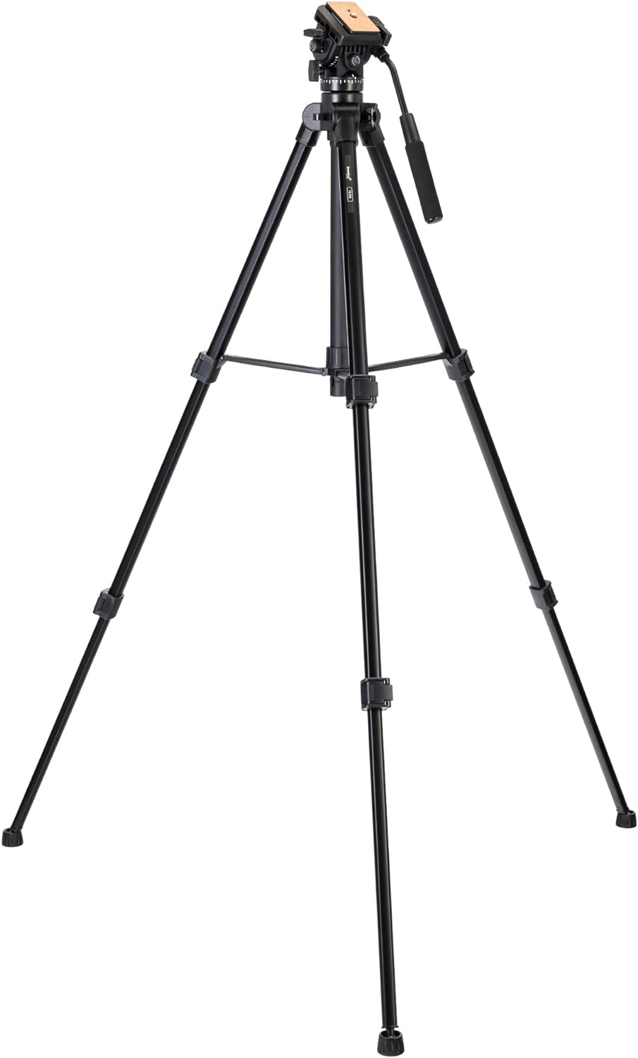 Levenhuk Level Plus VT20 Stabiles Bodenstativ Mit Wasserwaage, Fluidkopf Und 600—1650 mm Höhe Für Op