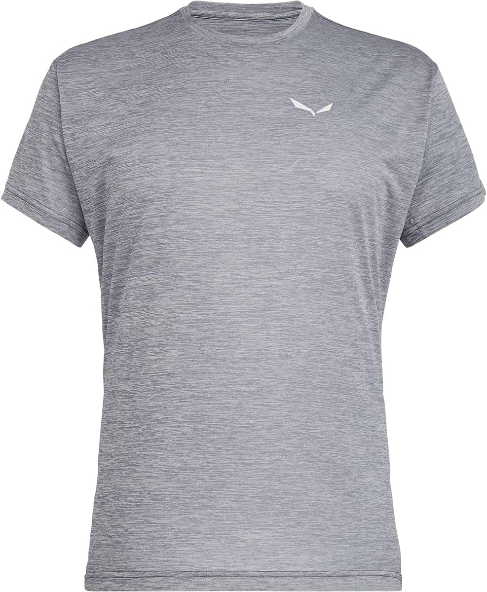 Salewa Herren Puez Melange Dry M S/S Tee Hemden & T-shirts 3XL Quiet Shade Melange, 3XL Quiet Shade