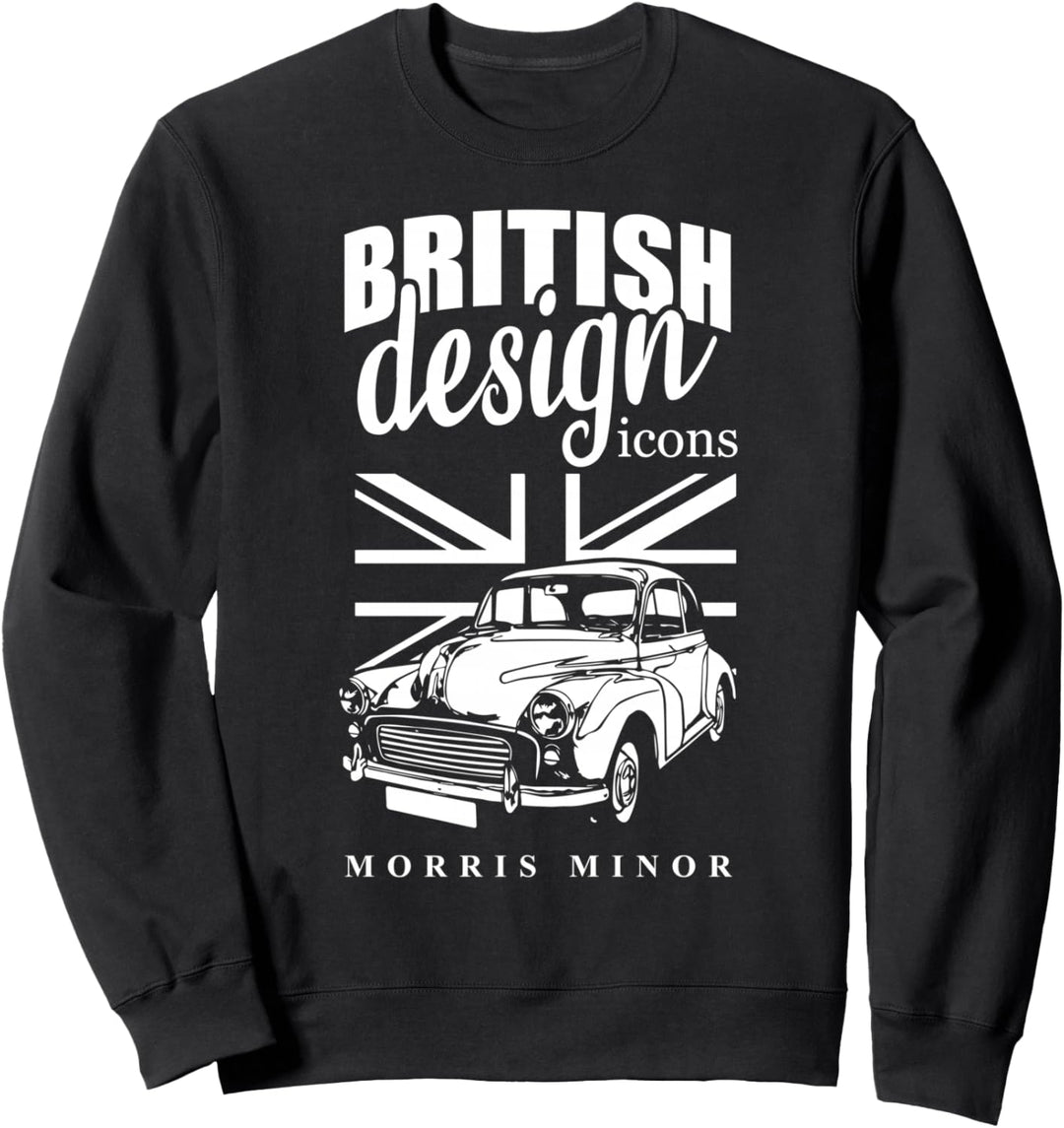 British Classic Car Moggy Morris Minor Sweatshirt
