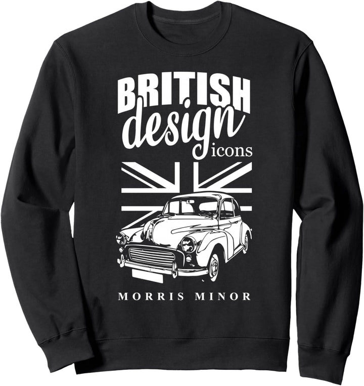 British Classic Car Moggy Morris Minor Sweatshirt