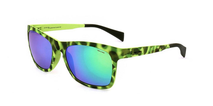 Italia Independent Unisex-Erwachsene 0111-037-000 Sonnenbrille, Grün (Verde), 55.0