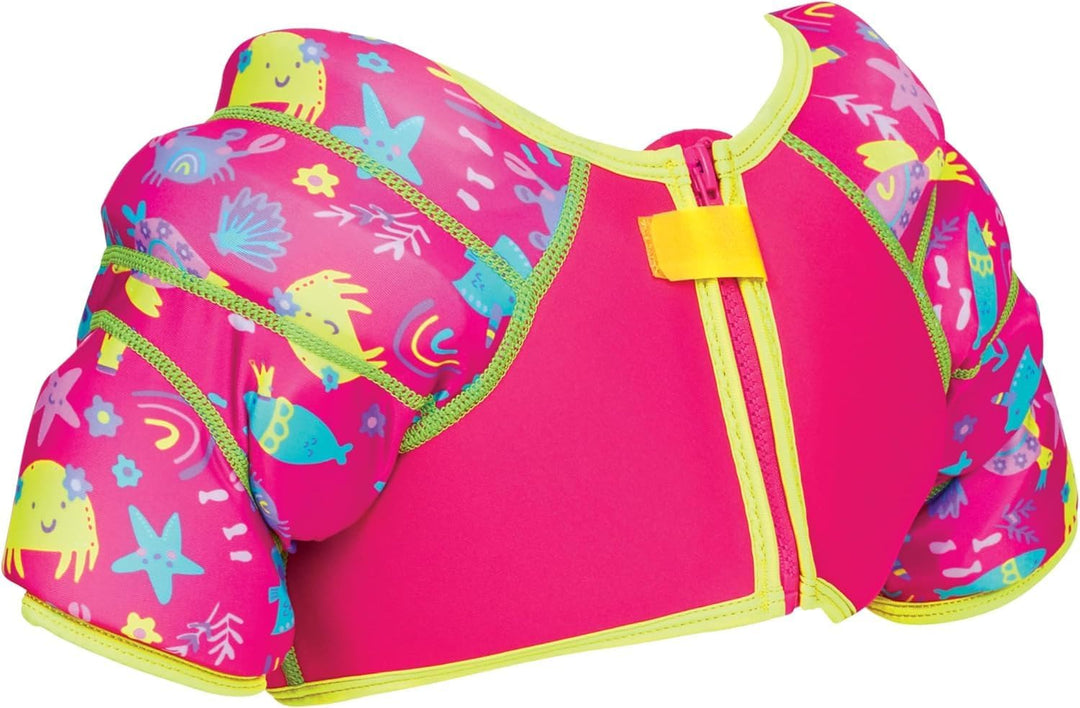 Zoggs Girls Water Wings Vest 1-2 Years / 11 - 15kg Pink, 1-2 Years / 11 - 15kg Pink