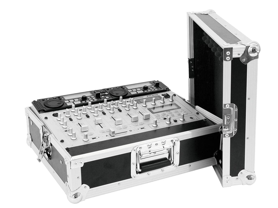 ROADINGER Mixer-Case Profi MCV-19, variabel, sw 8HE | Flightcase für 483-mm-Geräte (19")