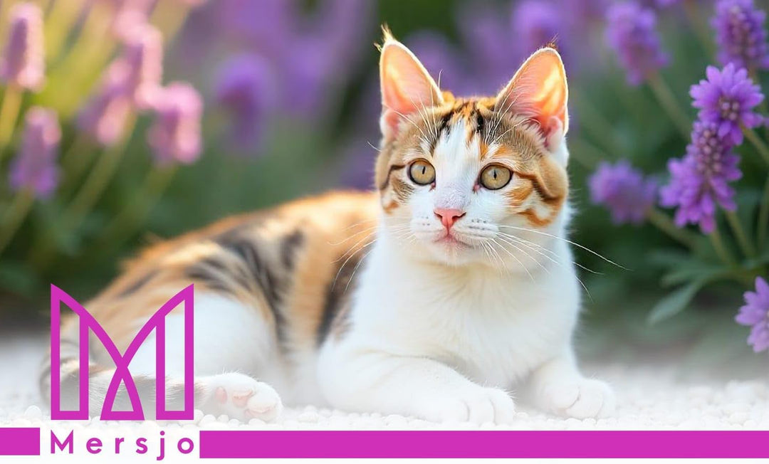 Lavender Bentonitstreu 10L – Natürliche Katzenstreu, Staubfrei, Starke Klumpenbildung, Hohe Feuchtig