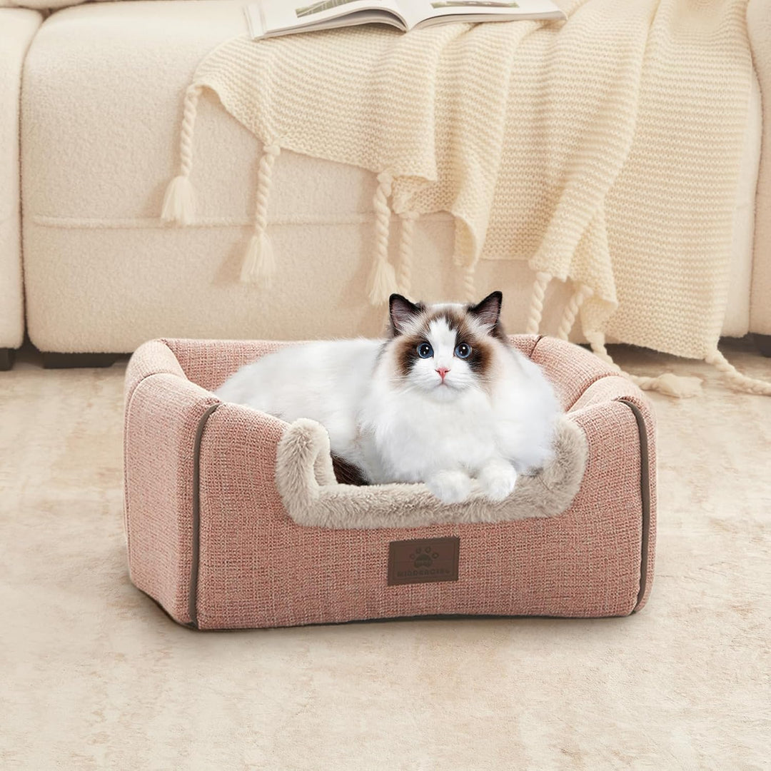 Katzenbett für Indoor-Katzen - Katzenhöhlenbetten Katzenhaus Katzenzelt mit abnehmbarem waschbarem P