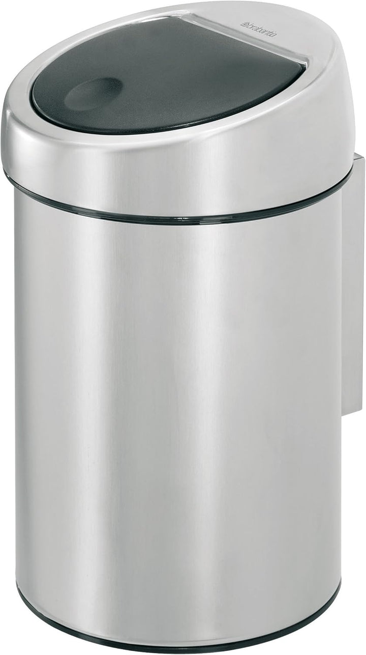 Brabantia Touch Bin 3L mit Kunststoffeinsatz - Matt Steel 3 Liter Matt Steel, 3 Liter Matt Steel