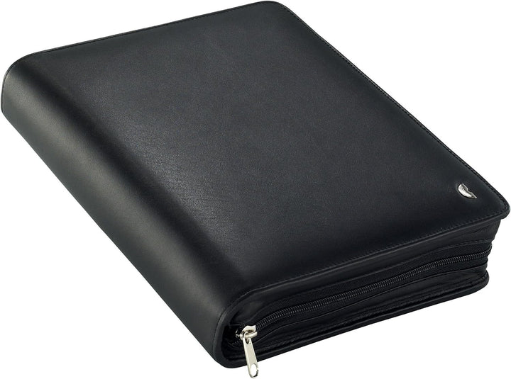 Chronoplan 50102 nachfüllbarer Terminplaner / Organizer / Terminkalender Mappe aus Premium Rindnappa