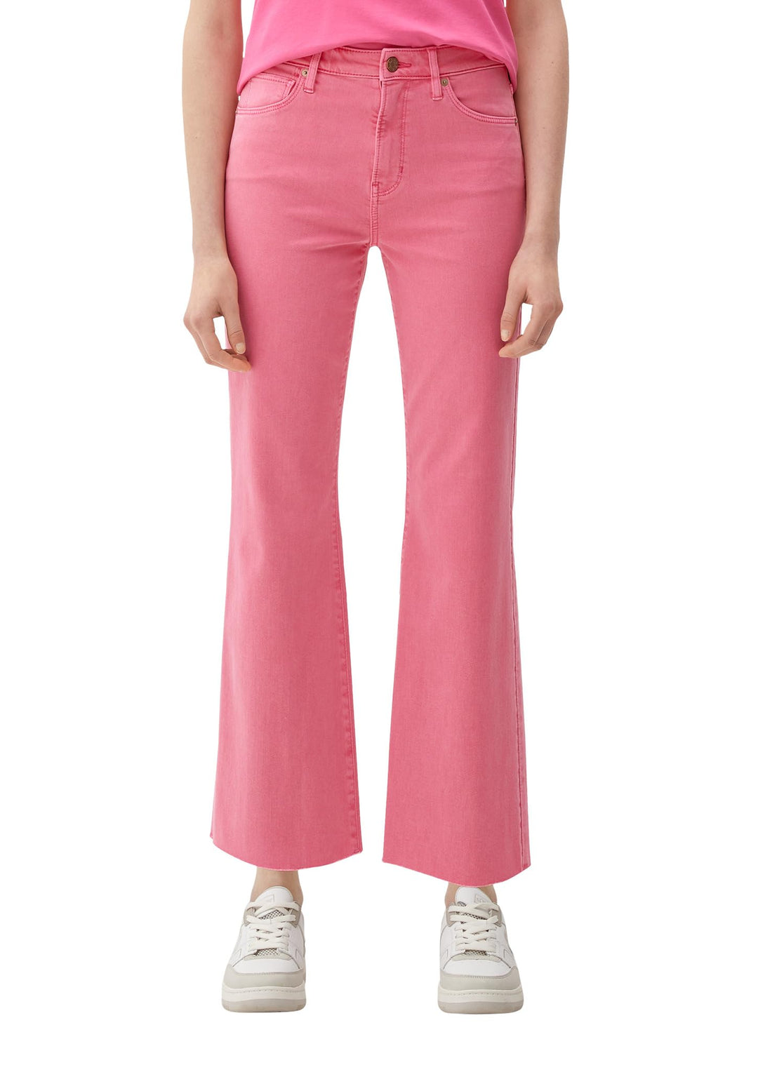 s.Oliver Damen Jeans, Flared Leg 44 Rosa 44z8, 44 Rosa 44z8