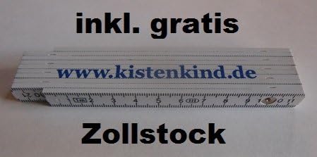 2x Profi Faltbox 40 x 30 x 22 mit Deckel inkl. Zollstock * 2er Set