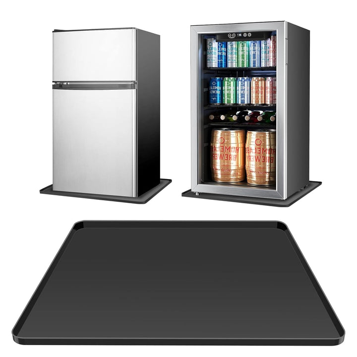 Kühlschrankmatte Silikon mit Erhöhtem Rand Bodenschutzmatte Kühlschrank Antibakterielle Kühlschrankm