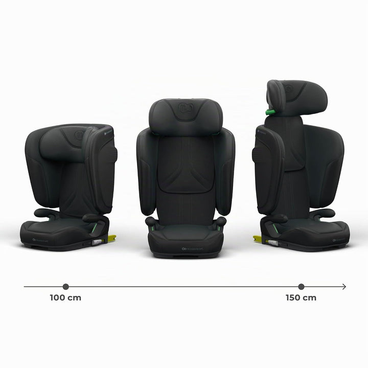 Kinderkraft UNITY 2 i-Size, Faltbarer Autositz 100–150 cm, von ca. 3,5 bis 12 Jahre, verstellbare Ko