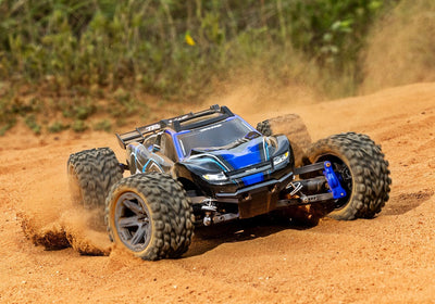 TRAXXAS Rustler 4x4 blau RTR BL-2S Brushless ohne Akku/Lader 1/10 Stadium Truck