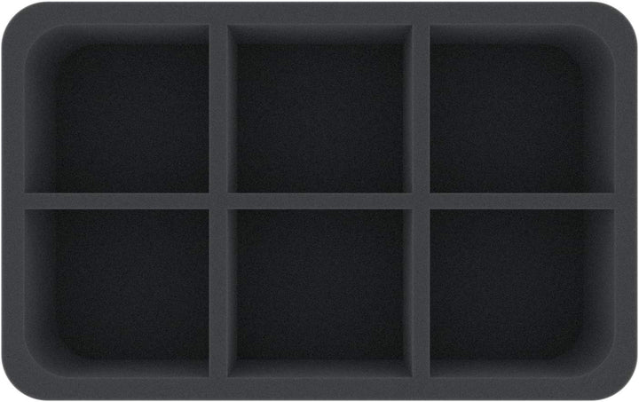 Feldherr HS075A023 Schaumstoffeinlage kompatibel mit Necrons - 6 Fächer