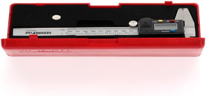 GEDORE red digitaler Messschieber, mm/Zoll-Anzeige, Messbereich: 153 mm, 6", Aussen-/Innen-/Stufen-/