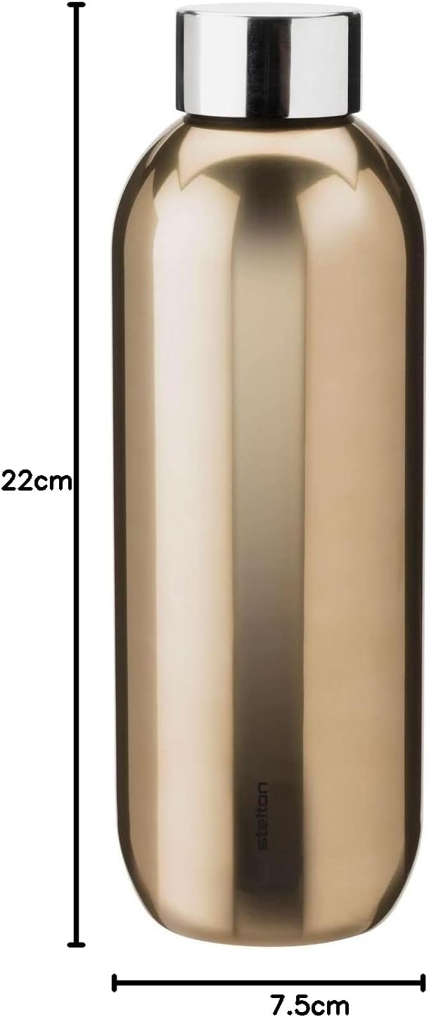 Stelton Thermosflasche Keep Cool - Thermo-Trinkflasche - Doppelwandige Isolierflasche - Moderner Des