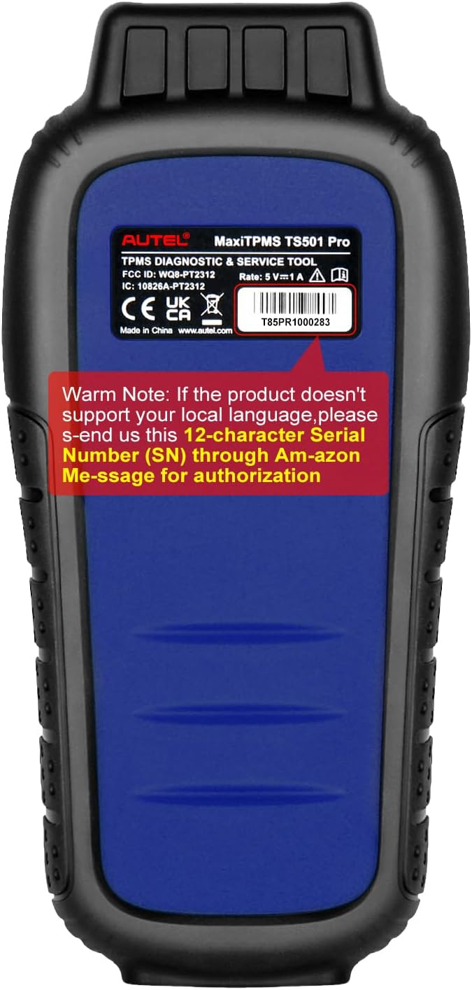 Autel MaxiTPMS TS501 TPMS Tool OBD2 Reifen Druck Monitor System Diagnosegerät für TPMS Sensoren Akti