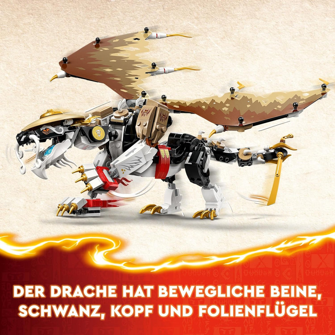 LEGO NINJAGO Egalt der Meisterdrache, Ninja-Set mit Drachen-Spielzeug und 5 Figuren inkl. Lloyd und