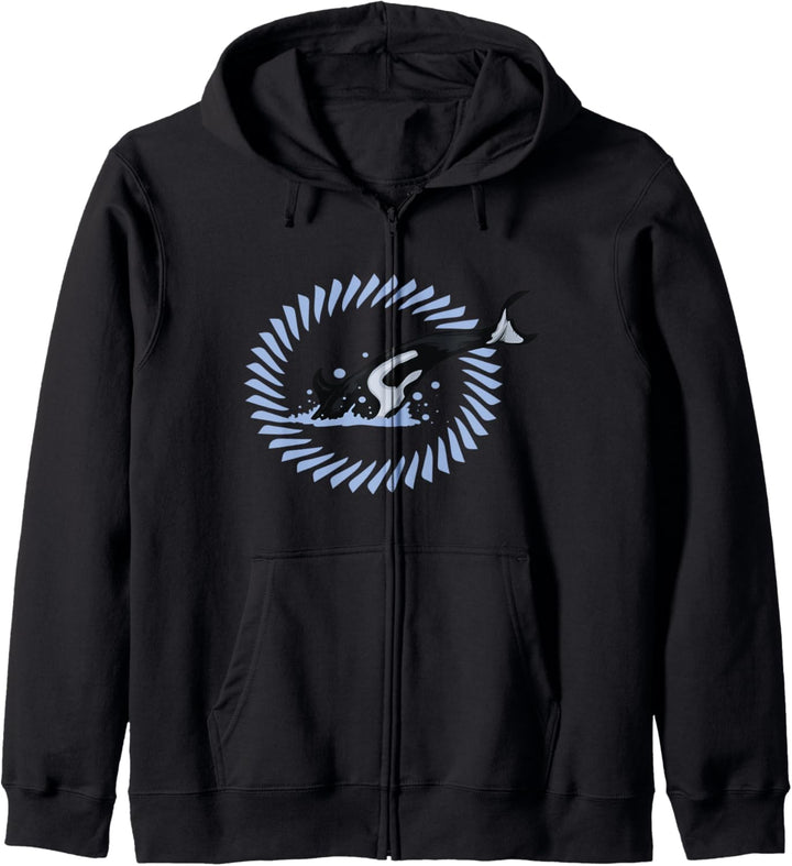 Killerwal Strand Wale Geschenk Kapuzenjacke