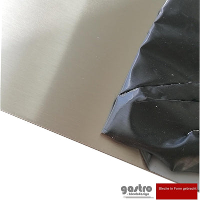 Edelstahl Blechstreifen 2000 * 170 mm Blechstreifen K240 geschliffen V2A 0,8mm stark Zierstreifen, B