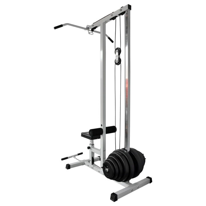Hansson Sports® Latmaschine Latzugturm Latzugstation Seilzug mit Gewichten optinal C:Mit 67.5KG, C:M