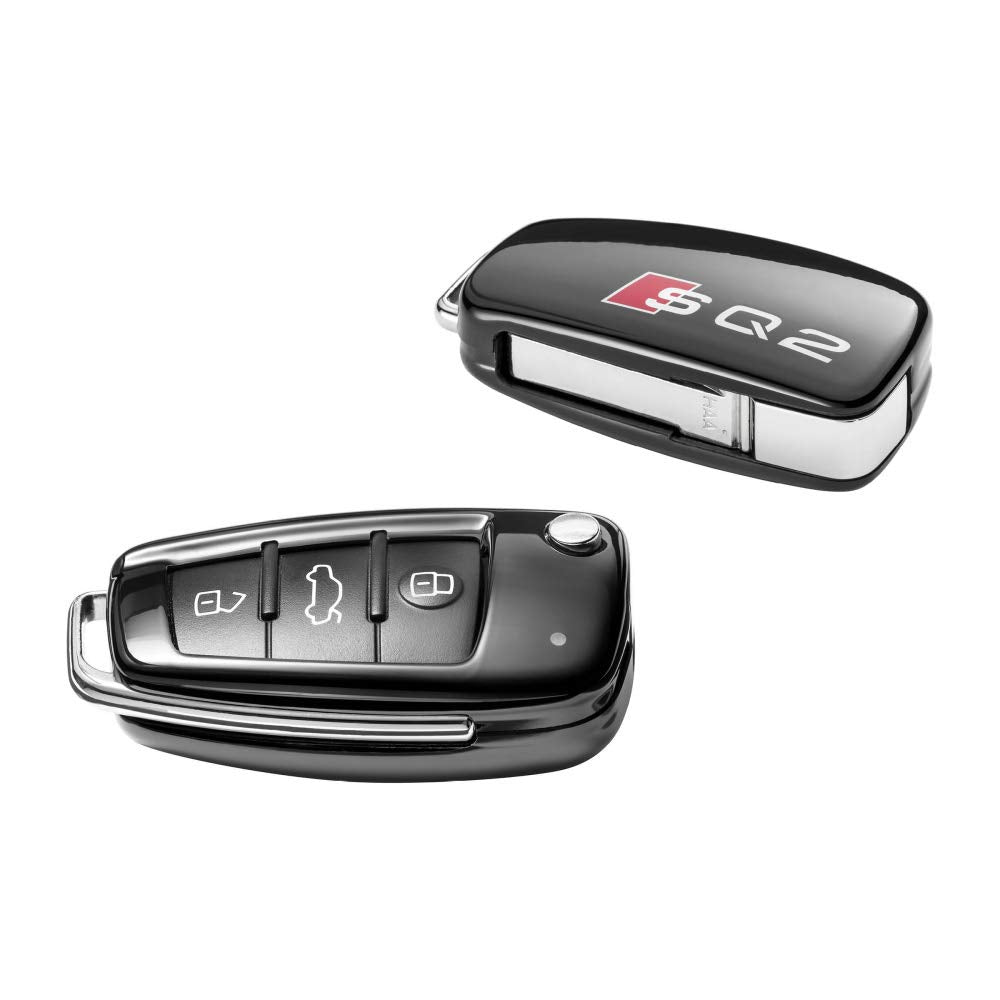 Audi 8V0071208D Schlüsselblende SQ2 Original Key Cover Schlüsselabdeckung brillantschwarz