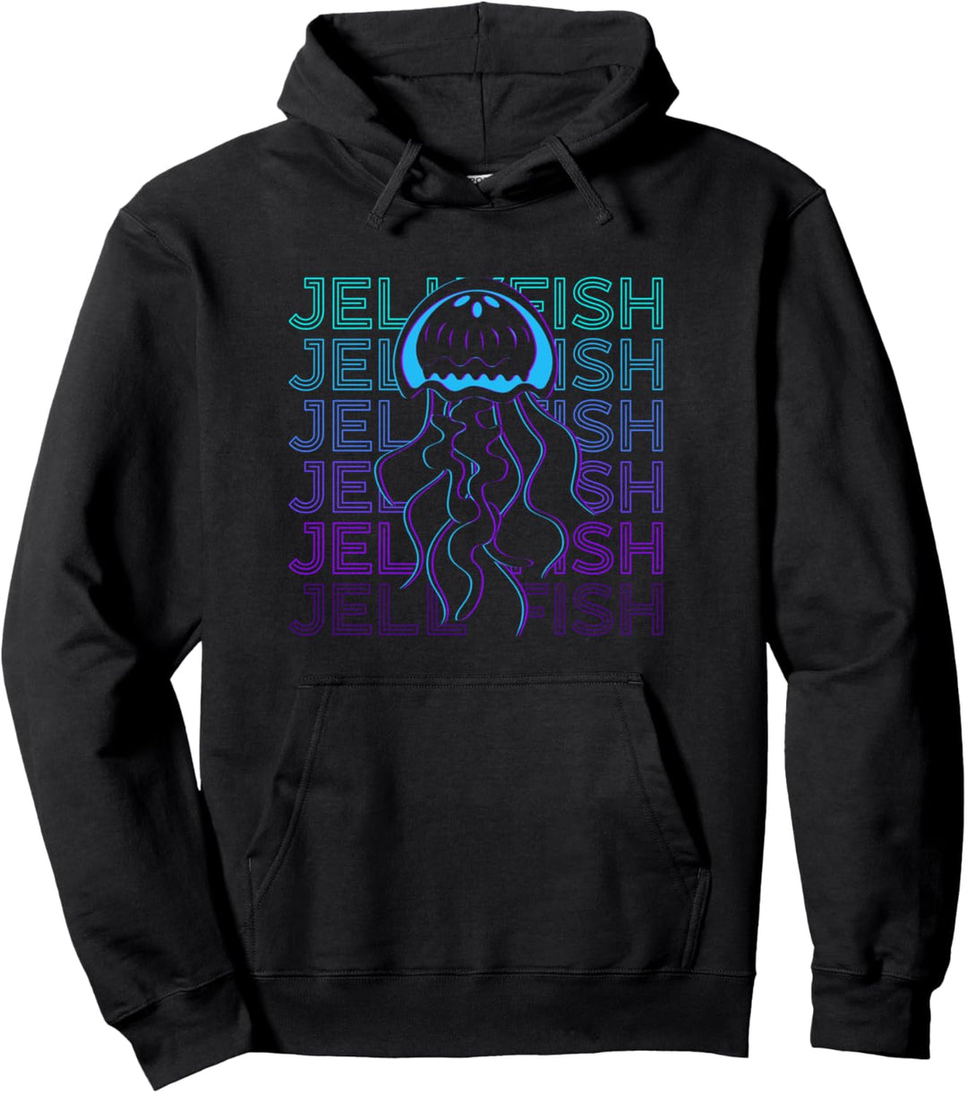 Quallen Retro Pullover Hoodie