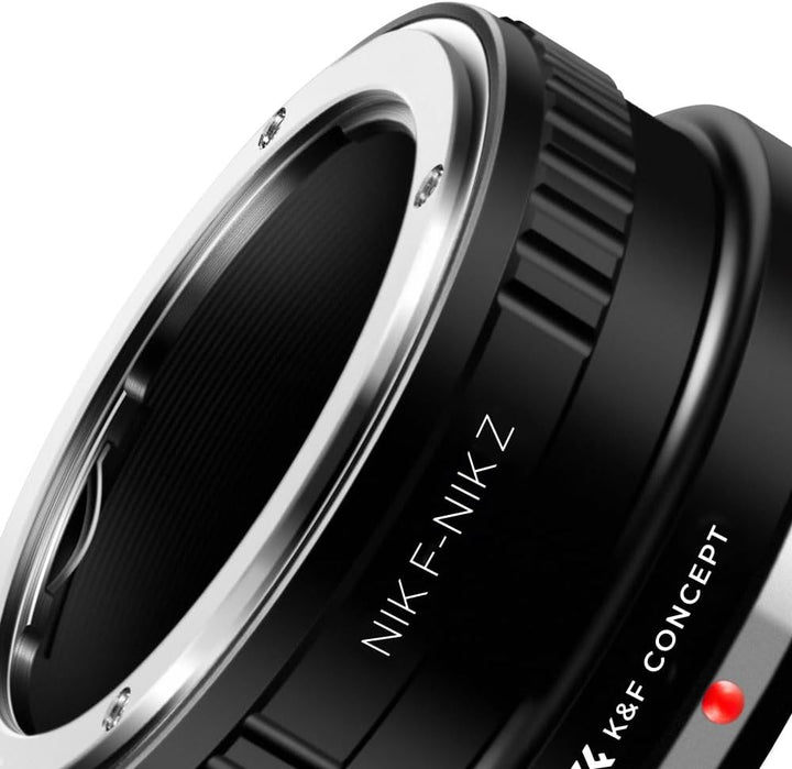 K&F Concept NIK-NIK Z Bajonettadapter Objektiv Ring für Nikon F Objektiv auf Nikon Z 7 und Nikon Z 6