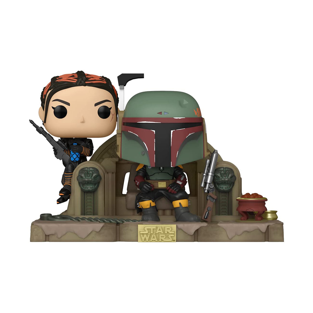 Funko Pop! Moment: Star Wars: The Mandalorian - Boba Fett & Fennec Shand - Vinyl-Sammelfigur - Gesch