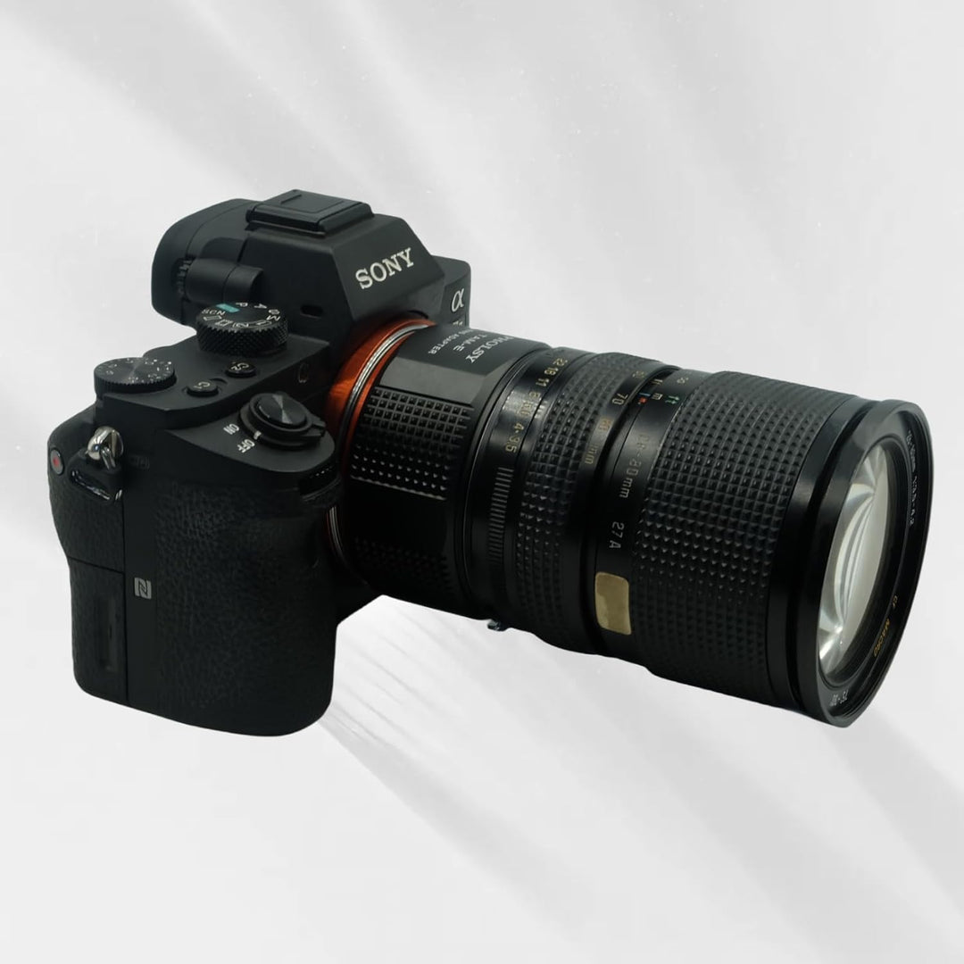 PHOLSY Objektivadapter Kompatibel mit Tamron (ADAPTALL-2) Objektiv auf Sony E Kameragehäuse Alpha a7