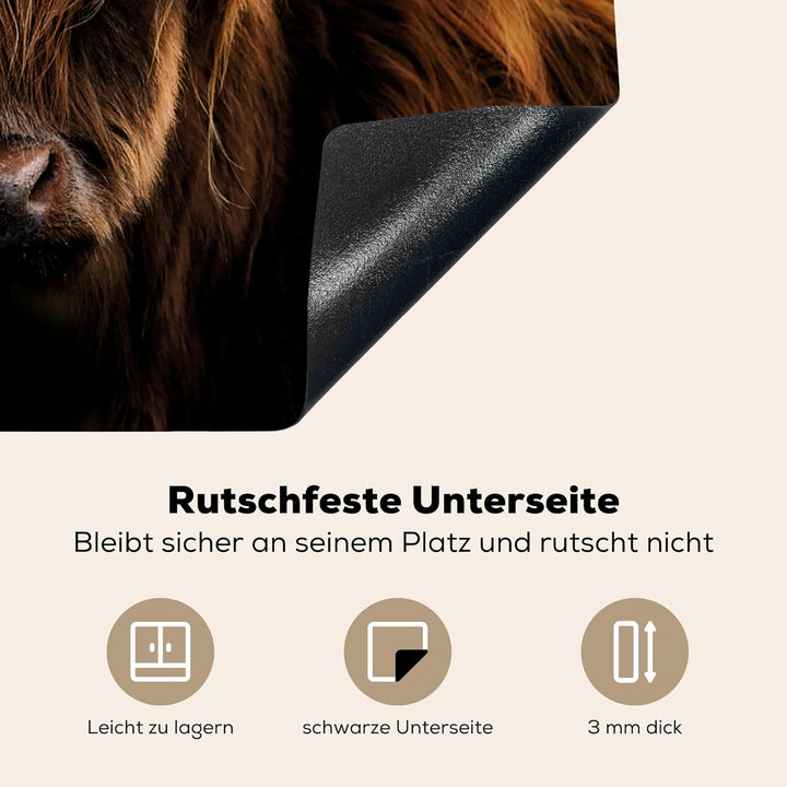 Herdabdeckplatte Einteilig Herdabdeckung Abdeckplatte für Ceranfeld Abdeckung Induktionskochfeld Auf