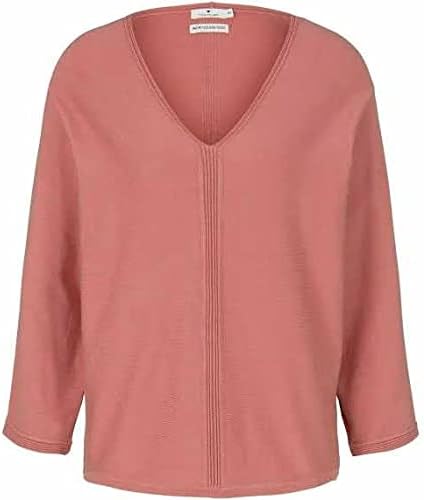 TOM TAILOR Damen Loose Fit Pullover XL 28155 - Dusty Pastel Pink, XL 28155 - Dusty Pastel Pink