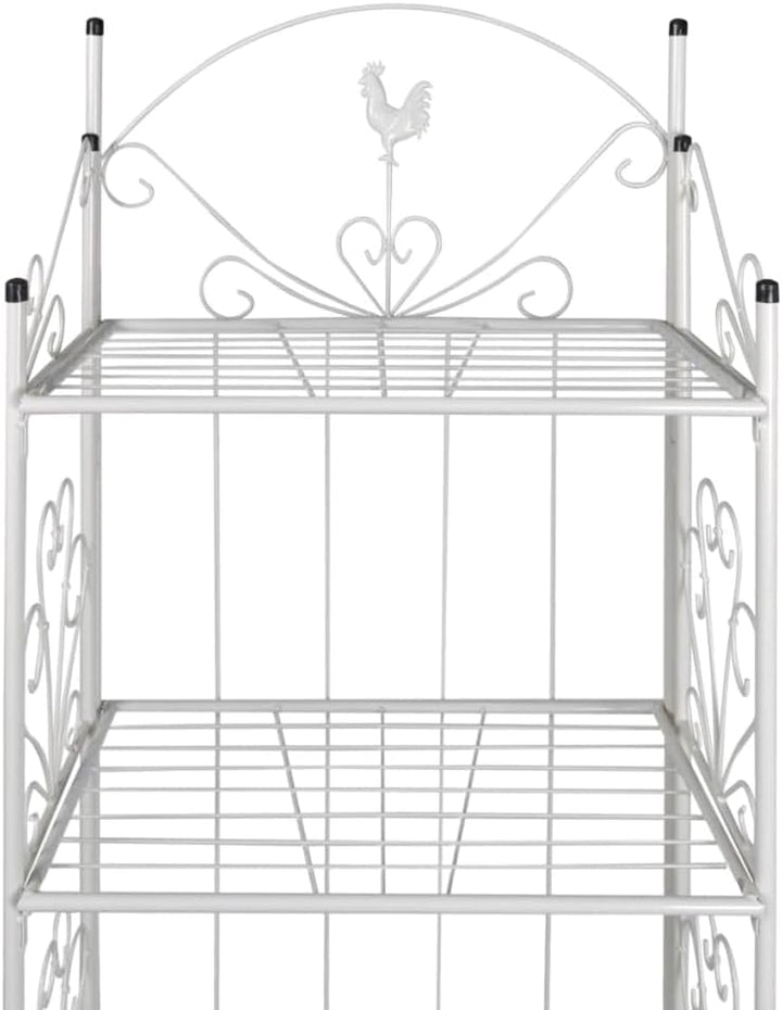 vidaXL Pflanzentreppe weiss Blumentreppe Blumenregal Standregal Blumenständer, Weiss