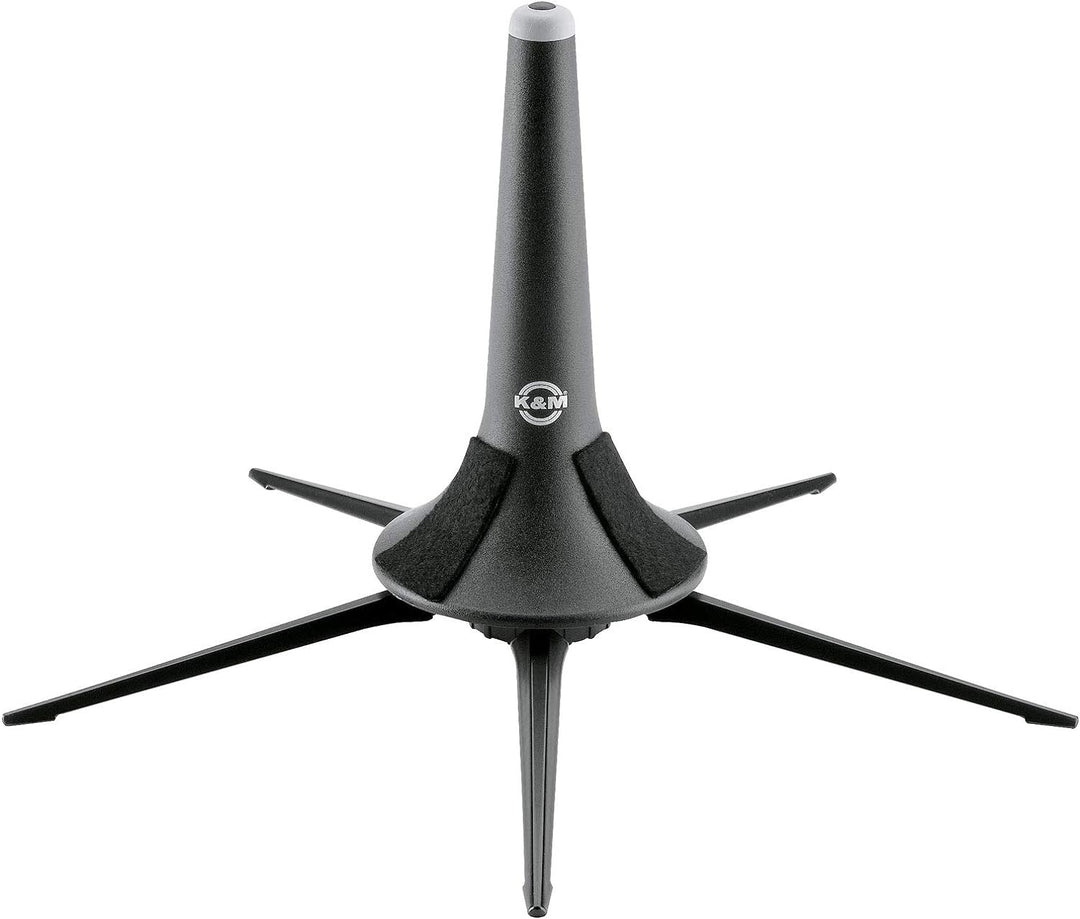 K&M 15213 Trompetenständer 5-Fuss + keepdrum Notenschlüssel Anhänger