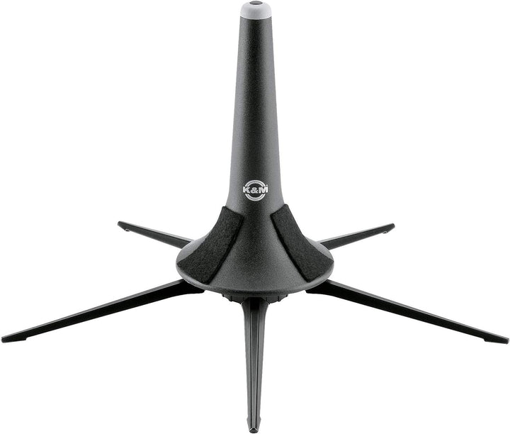 K&M 15213 Trompetenständer 5-Fuss + keepdrum Notenschlüssel Anhänger