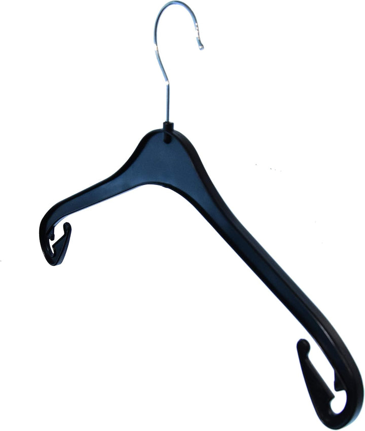Kleiderbügel aus Kunststoff, 20 St. Kunststoffbügel 38 cm, schwarz
