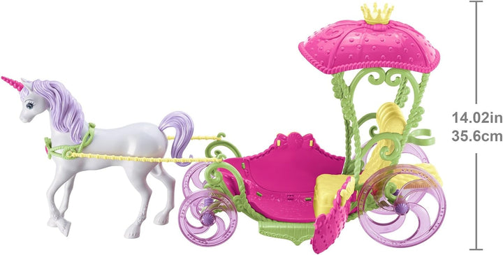 Mattel Barbie DYX31 - Bonbon Prinzessin, Einhorn und