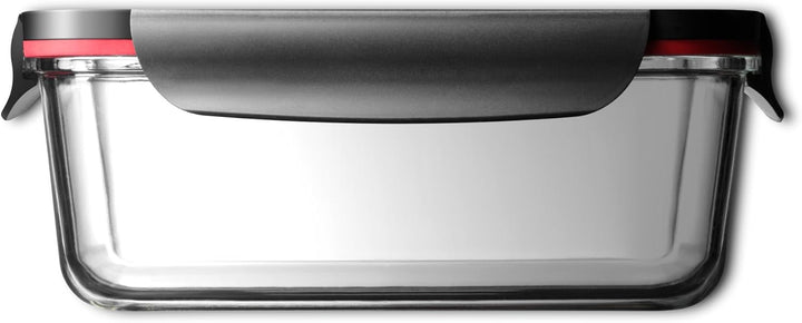 Silit Storio Vorratsdose 21 x 14 cm, Glas, Vorratsglas, luftdichter Aroma-Deckel, Frischhaltedose zu