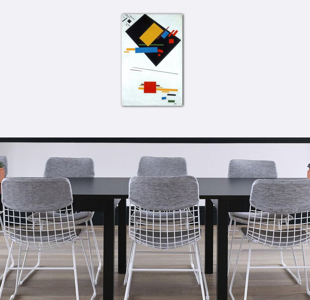 Printed Paintings Leinwand (80x120cm): Kasimir Malewitsch - Suprematismus 80x120 cm, 80x120 cm