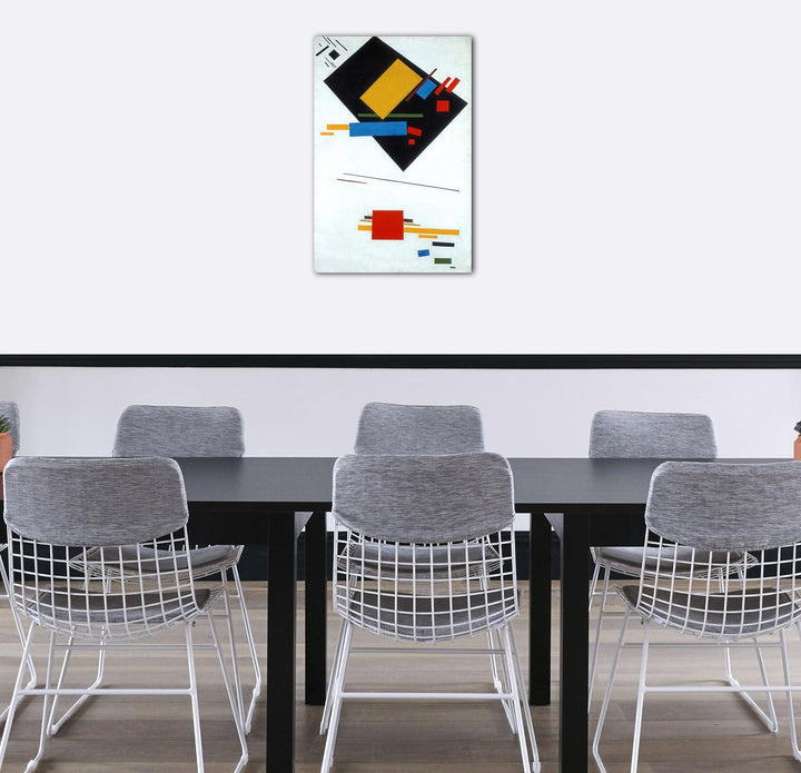 Printed Paintings Leinwand (80x120cm): Kasimir Malewitsch - Suprematismus 80x120 cm, 80x120 cm