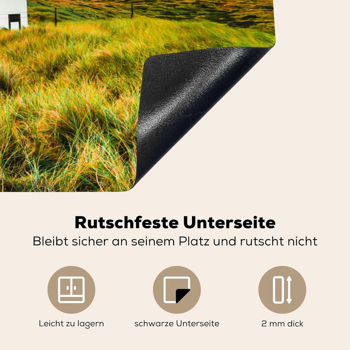 Herdabdeckplatte Einteilig Herdabdeckung Abdeckplatte für Ceranfeld Abdeckung Induktionskochfeld Auf