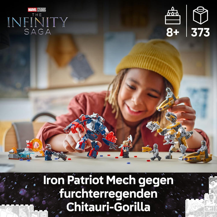 LEGO ǀ Marvel Avengers: Endgame Thor vs. Chitauri Bauset - Superhelden Action mit dem Iron Patriot M