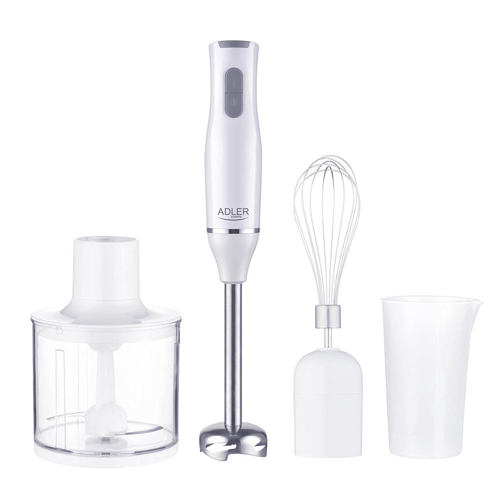 Adler AD 4620 Stabmixer Set inkl. Zerkleinerer/Zerhacker Aufsatz