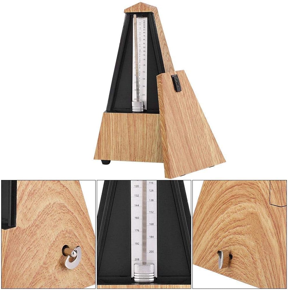 Dilwe Metronom, mechanisches Metronom Gitarre Klaviertrommel Instrument Turm Typ Metronom Musikalisc