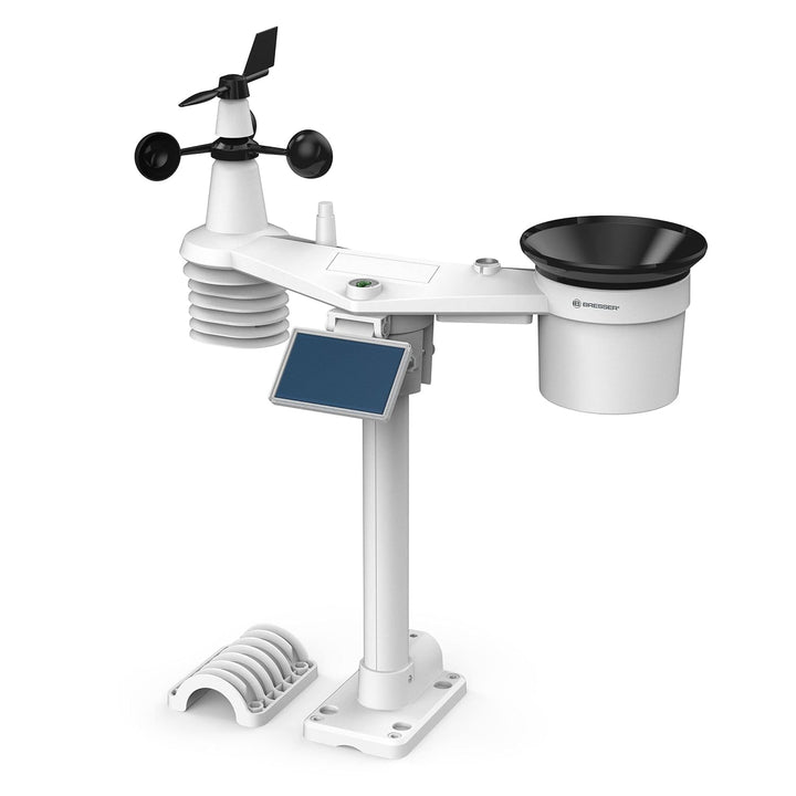 Bresser Wetterstation Funk mit Aussensensor - solarbetrieben - und Thermo-Hygro-Funksensor MeteoCham