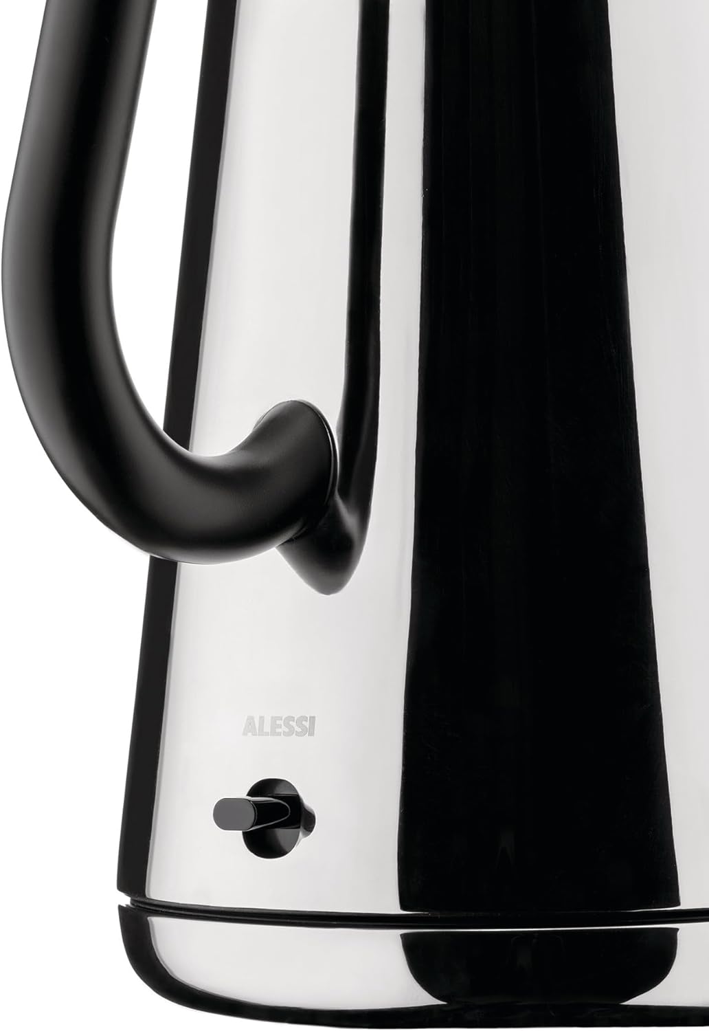 Alessi Toru NE01 B – Design-Wasserkocher, aus Edelstahl 18-10 und Thermoplastischem Harz, Europäisch
