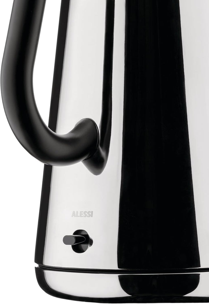 Alessi Toru NE01 B – Design-Wasserkocher, aus Edelstahl 18-10 und Thermoplastischem Harz, Europäisch