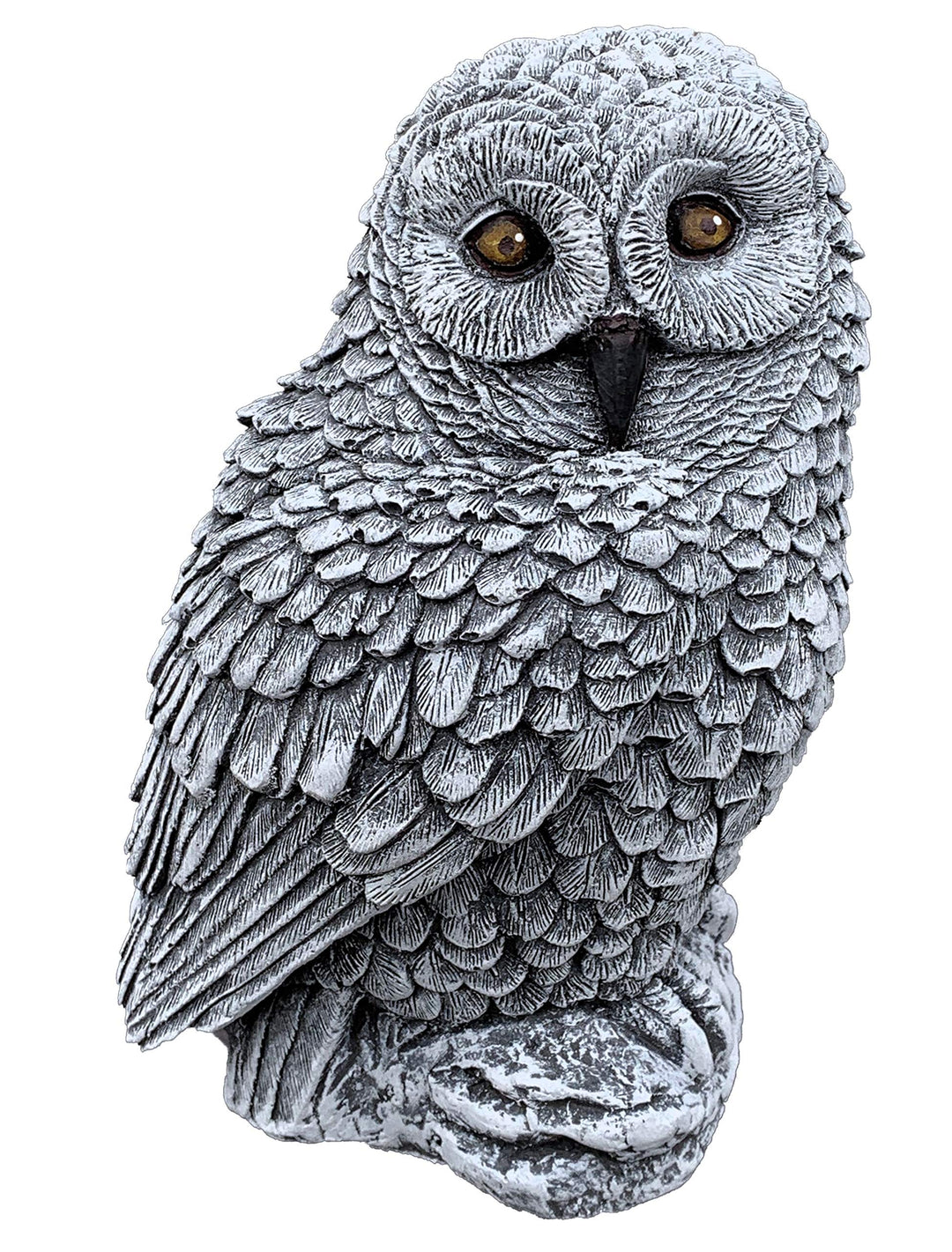Stone and Style Steinfigur Uhu Kauz Steinguss frostfest wetterfest Gartenfigur